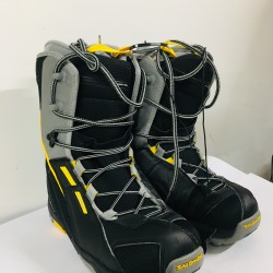 Snieglenčių batai Salomon Black/Grey/Yellow